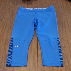 Under Armour  Vibrant Blue Capri Leggings